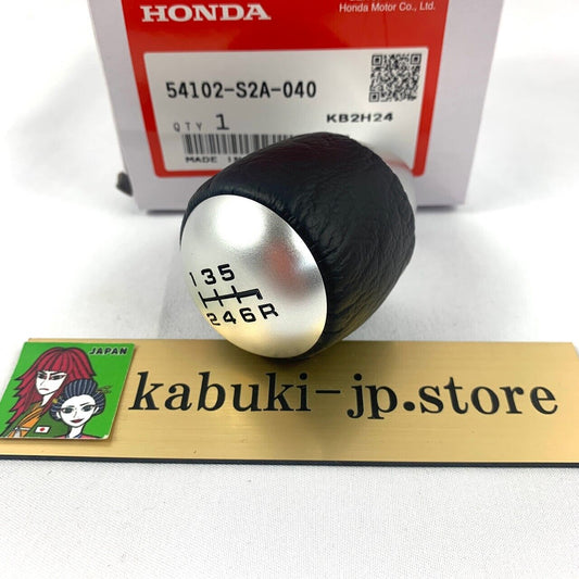 HONDA Genuine 54102-S2A-040 S2000 AP2 AP1 6-Speed Leather Shift Knob