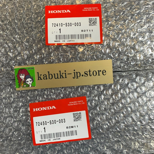 HONDA GENUINE Prelude BB Window Door Molding Weather Strip Outer LH & RH Set OEM