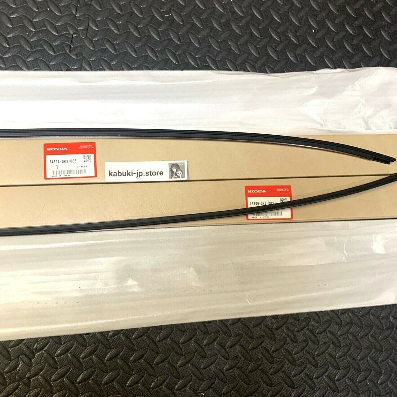 Honda GENUINE CIVIC 92-95 EG6 OUTER WINDOW DOOR & Roof MOLDING Set Type-R OEM JP
