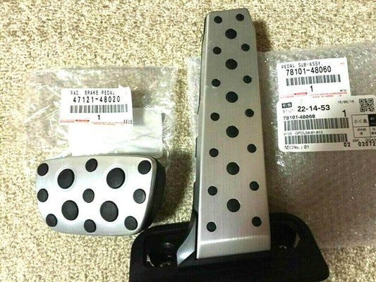 Lexus Genuine 47121-48020 & 78101-48060 Gas & Brake Pedal F-Sport RX450H RX350