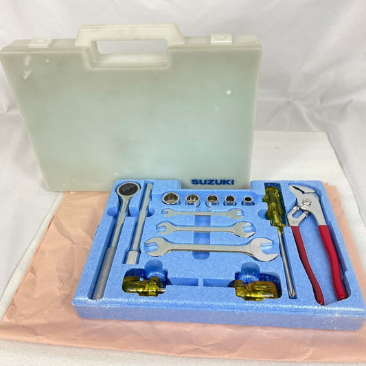 Suzuki Genuine Motor Tool & Box set Spanner Screwdriver Wrench Plastic Case Box