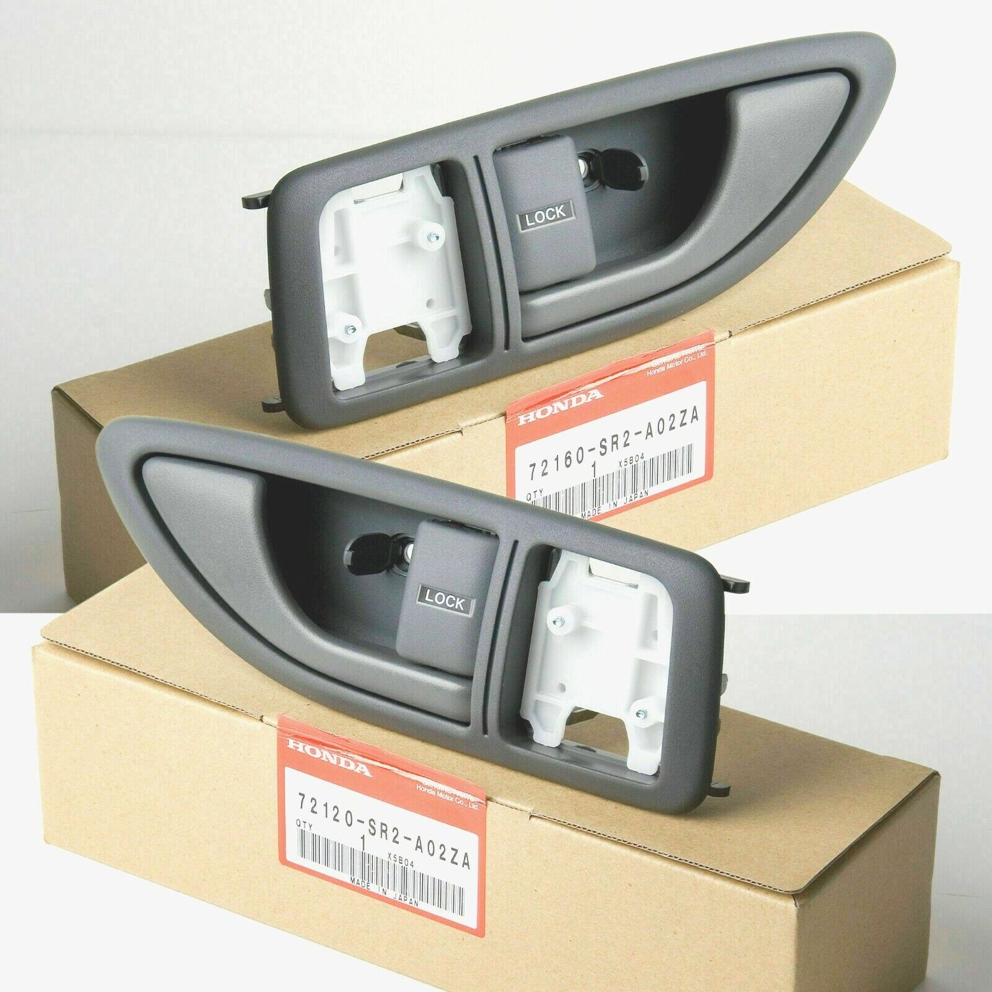 Honda Genuine Del-Sol Interior Door Handles 2 Set LEFT & RIGHT 93-95 Del Sol New