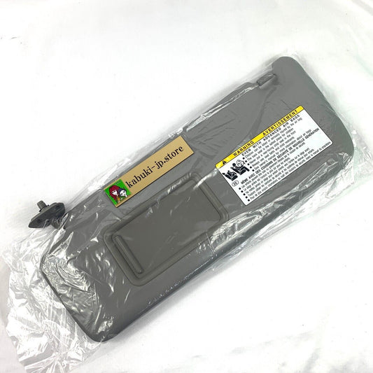 Toyota Genuine Highlander Driver Side Sun Visor Without Vanity Lamp Gray 2004-07