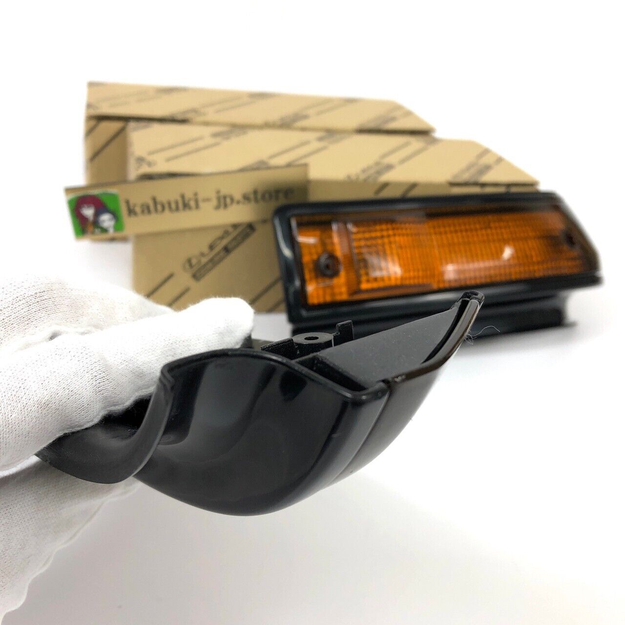 Toyota Genuine Trueno AE86 Sprinter Turn Signal Lamp Lens LH & RH Pair Set Japan