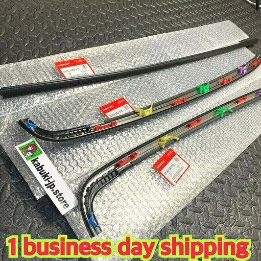 HONDA Genuine Civic 1992-1995 OEM MOLDING FR WINDSHIELD SIDE RH & LH UPPER Set
