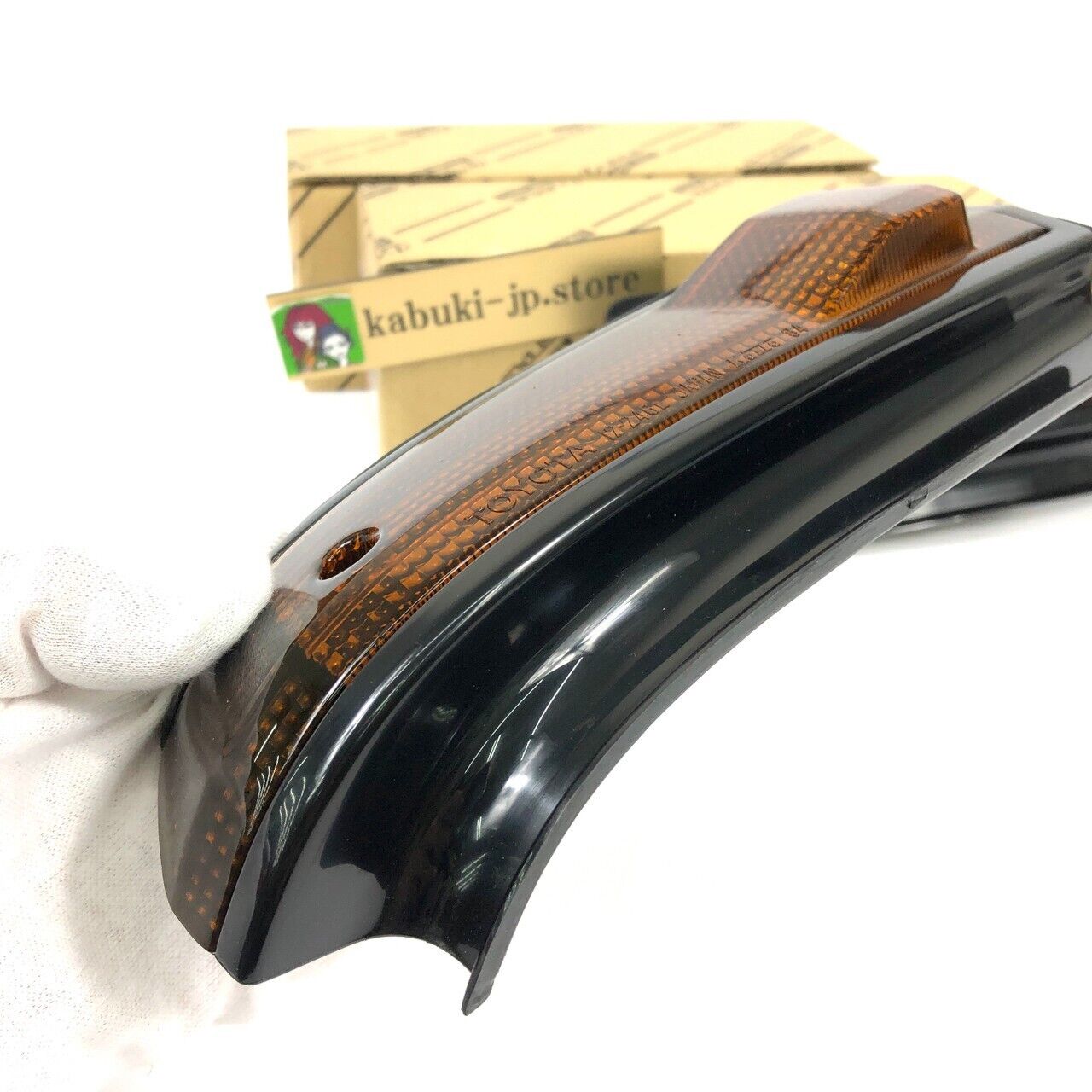 Toyota Genuine Trueno AE86 Sprinter Turn Signal Lamp Lens LH & RH Pair Set Japan