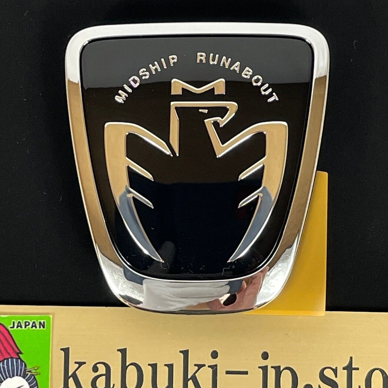 Toyota Genuine 75314-17020 MR2 Spyder Midship Runabout Front Emblem Black Japan