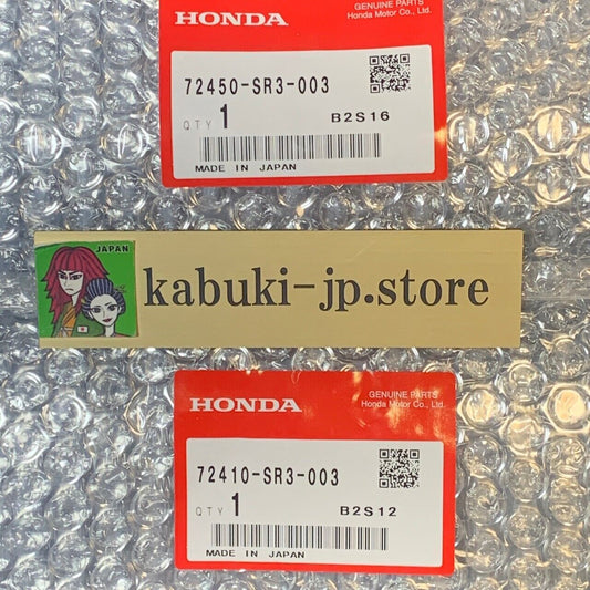 Honda GENUINE CIVIC 92-95 EG6 OUTER L&R SET WINDOW DOOR MOLDING Water Cut Mall