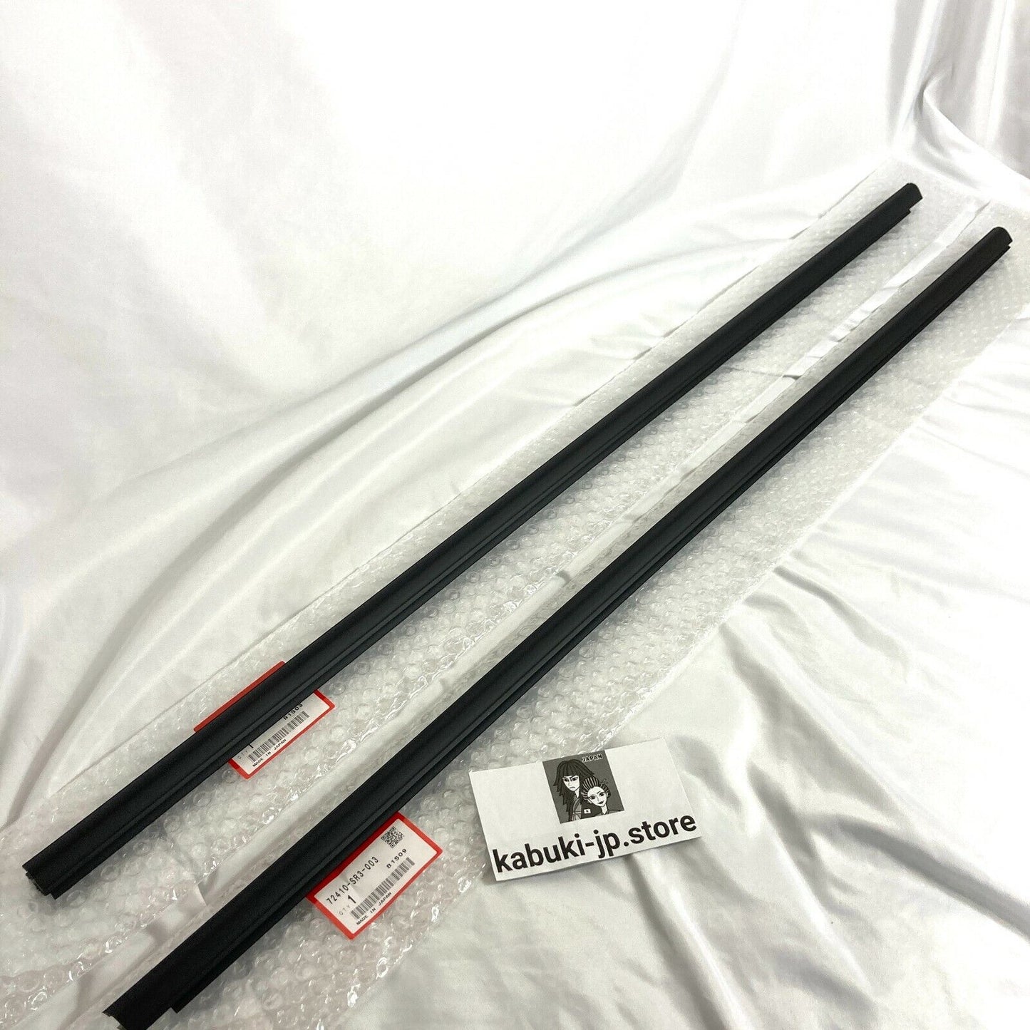 Honda GENUINE CIVIC 92-95 EG6 OUTER L&R SET WINDOW DOOR MOLDING Water Cut Mall