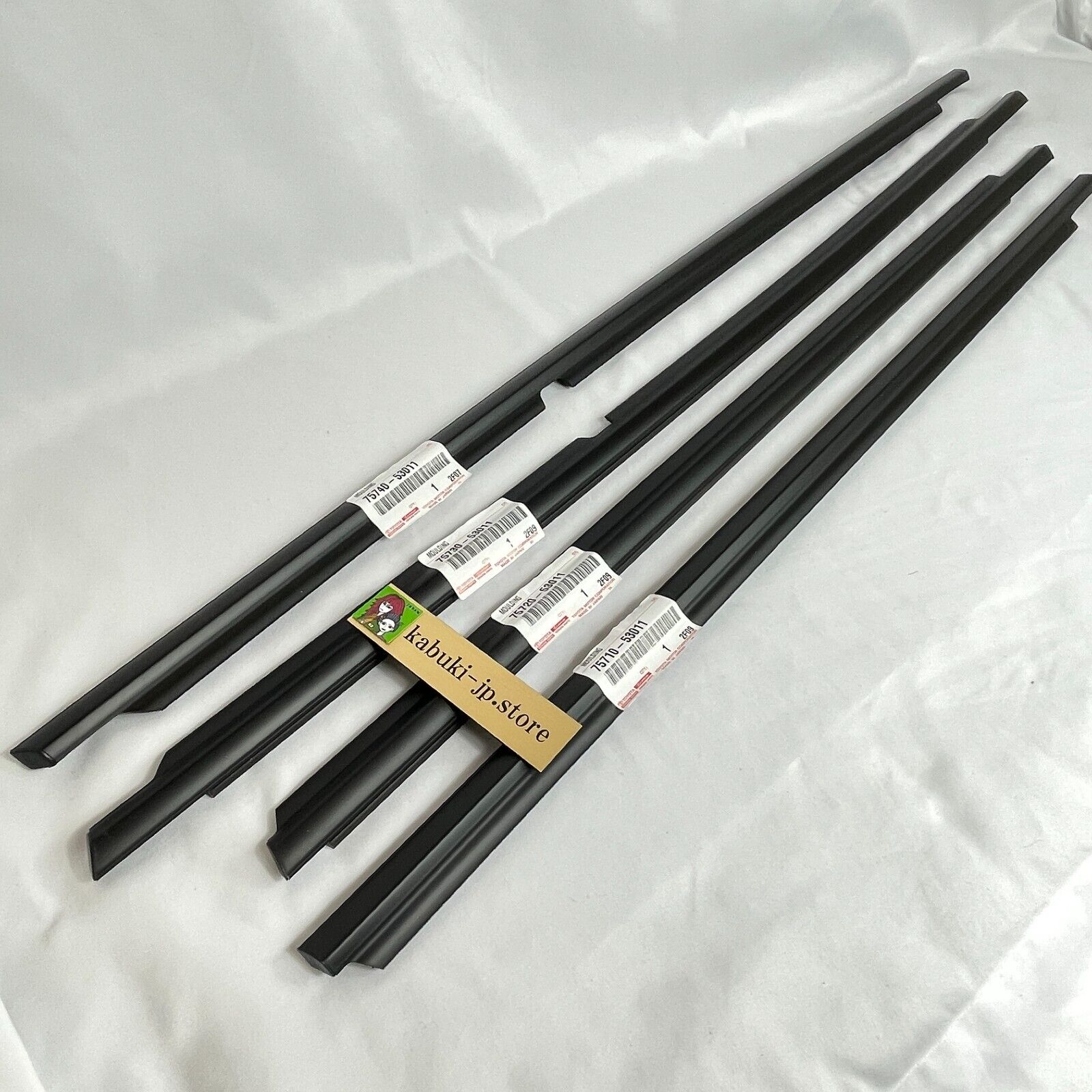 Toyota Lexus IS300 Altezza Genuine Front Rear Door Belt Moulding