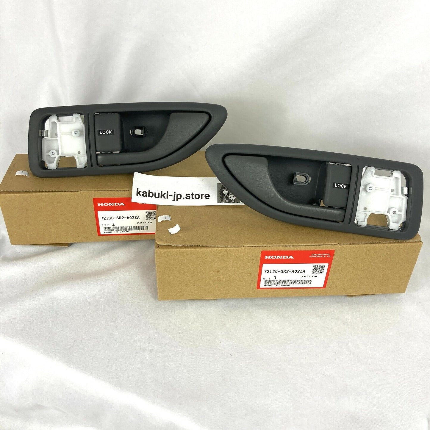 Honda Genuine Del-Sol Interior Door Handles 2 Set LEFT & RIGHT 93-95 Del Sol New