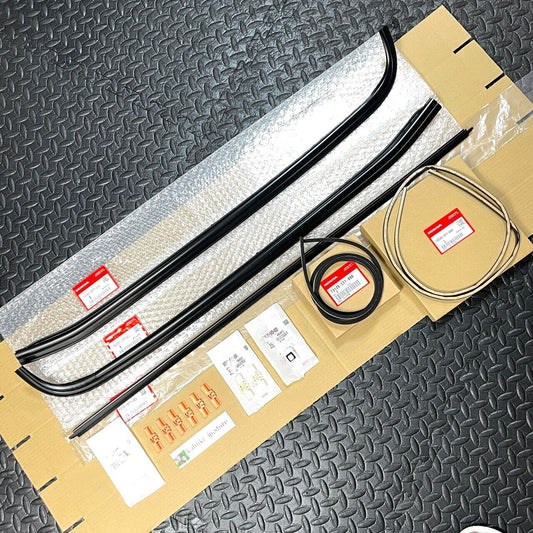 Honda Genuine Integra DC2 Type-R 93-01 Front Glass Windshield Molding Set OEM