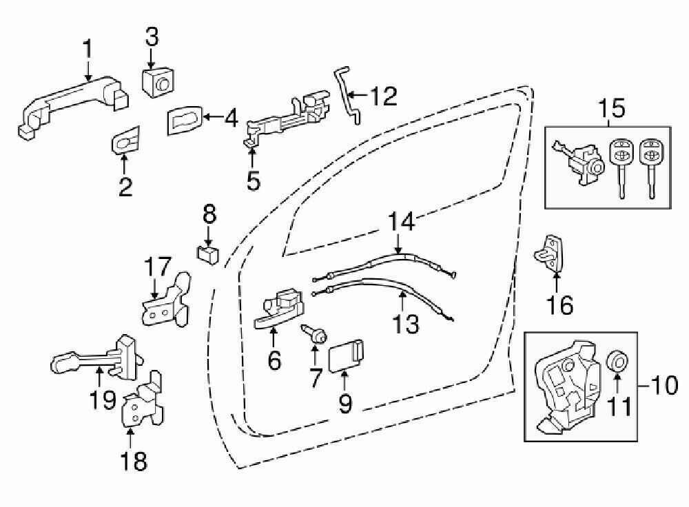 TOYOTA GENUINE 68610-0C023 2007-15 TUNDRA 08-14 SEQUOIA RIGHT FRONT DOOR CHECK