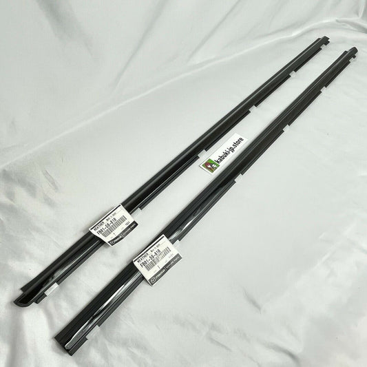 MAZDA RX7 Genuine Outer Door Window Weather Strip LH&RH Set NEW OEM Part 1986-91