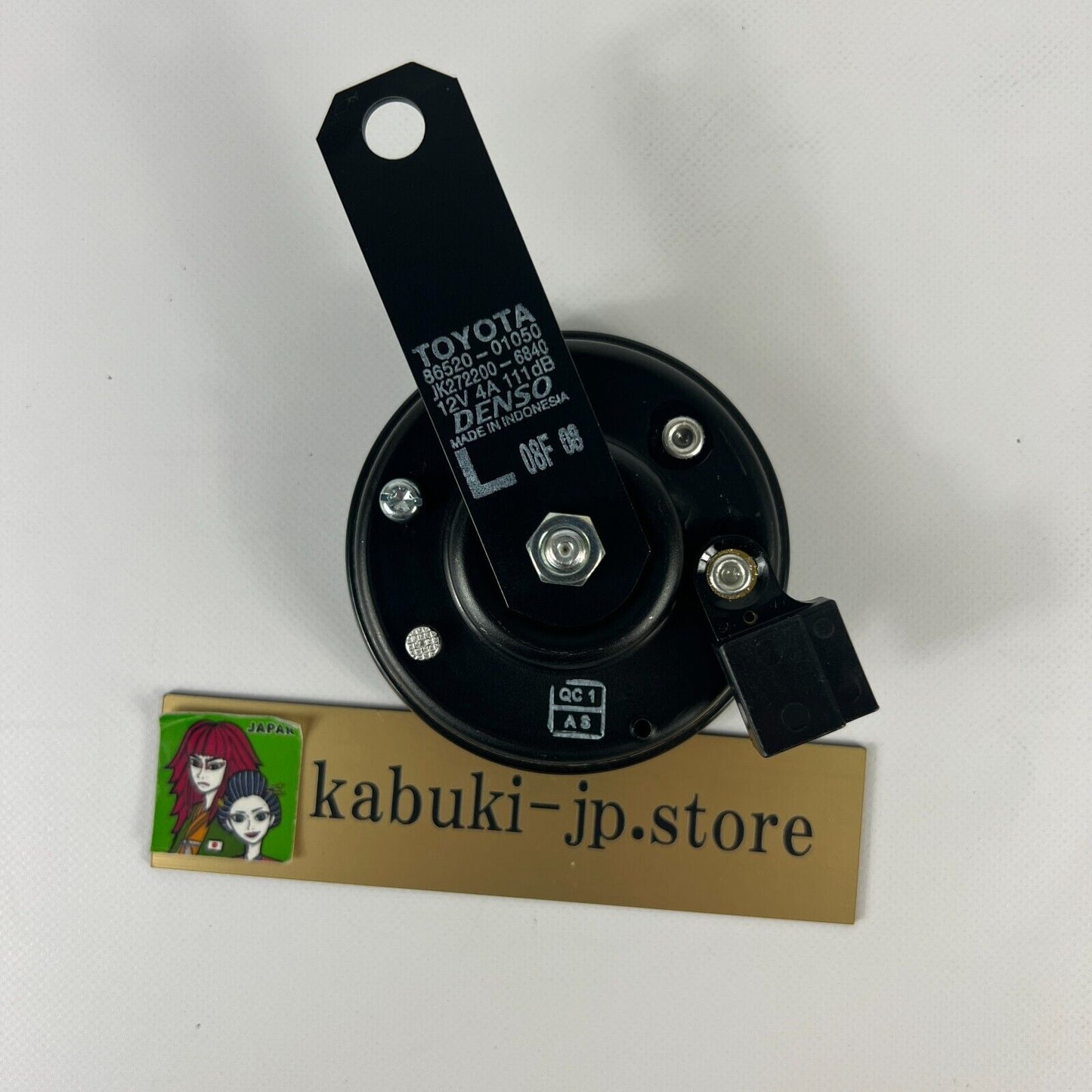 Toyota 86520-01050 Genuine Corolla Low Pitched Highlander Horn OEM New