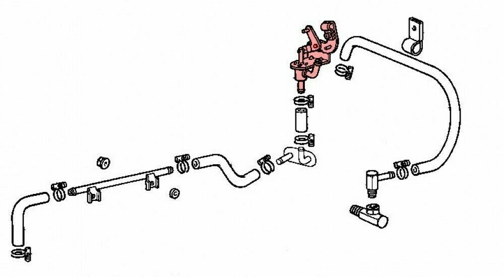 Toyota Genuine 87240-60010 LAND CRUISER FJ40 FJ45 Heater Water Control Valve OEM