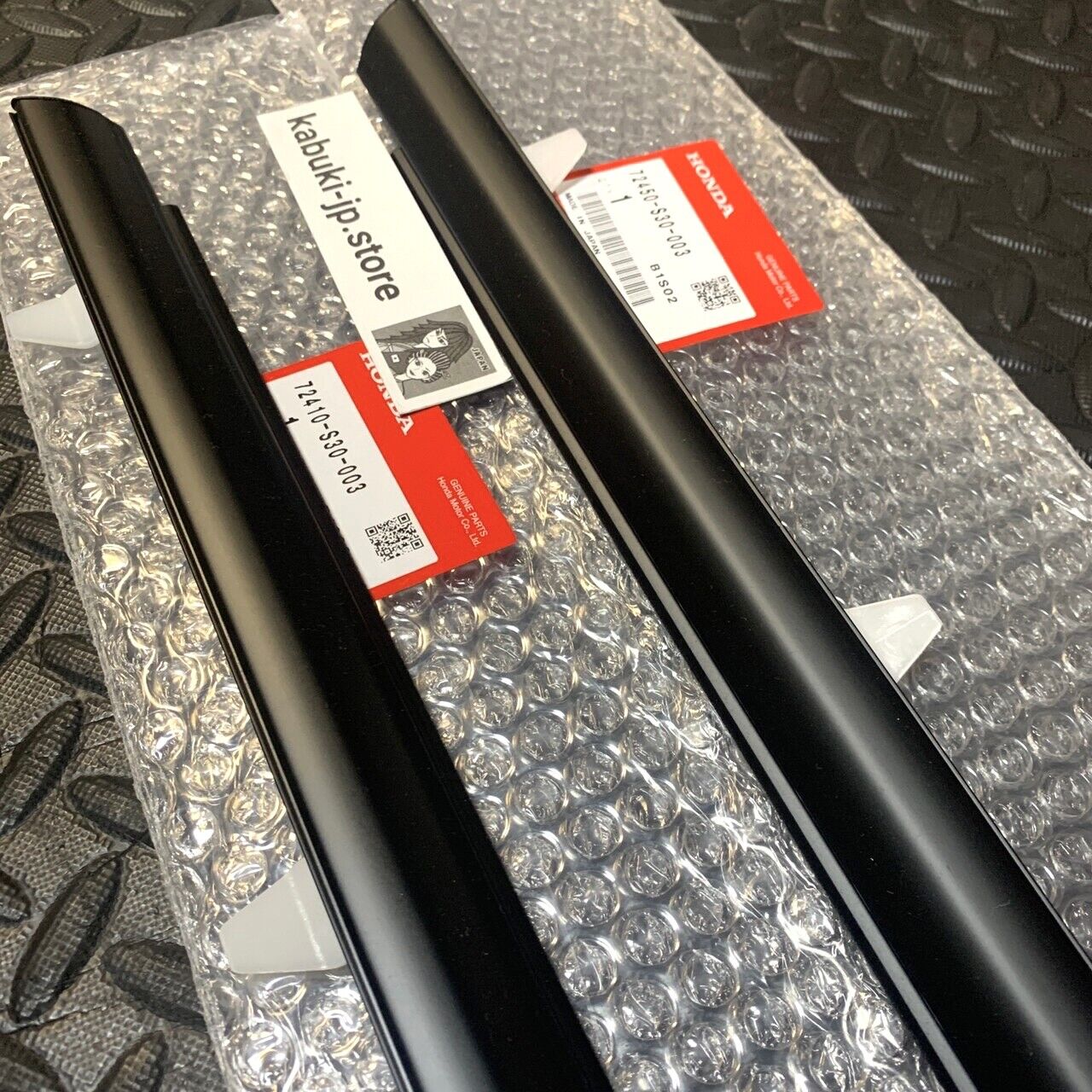 HONDA GENUINE Prelude BB Window Door Molding Weather Strip Outer LH & RH Set OEM