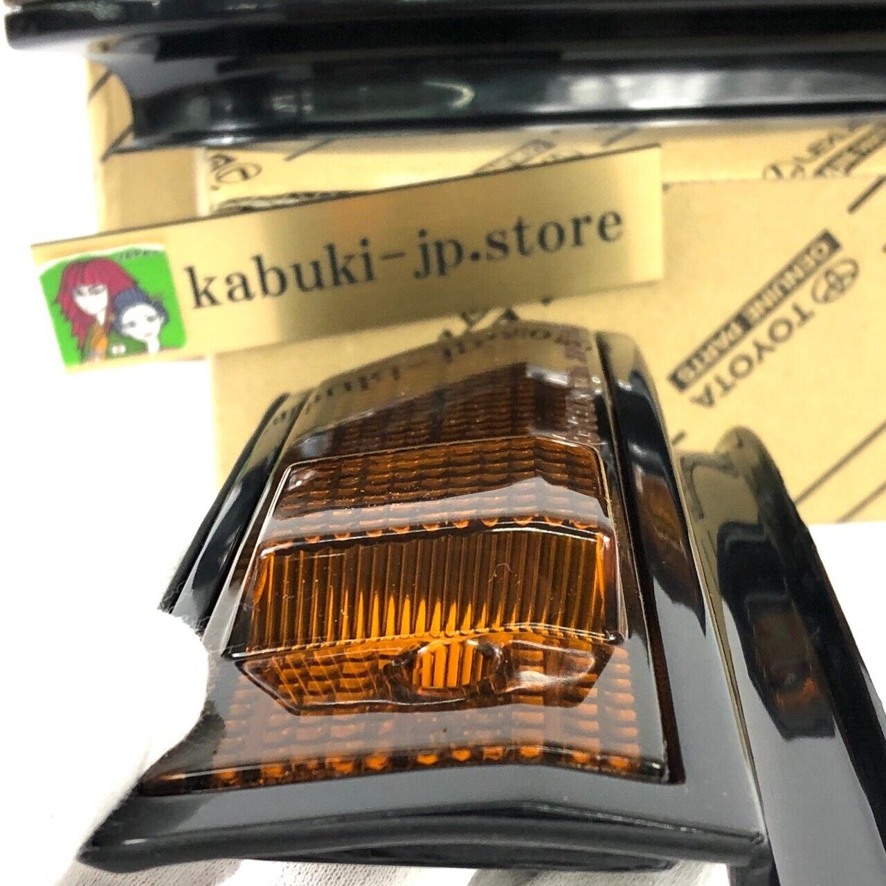 Toyota Genuine Trueno AE86 Sprinter Turn Signal Lamp Lens LH & RH Pair Set Japan