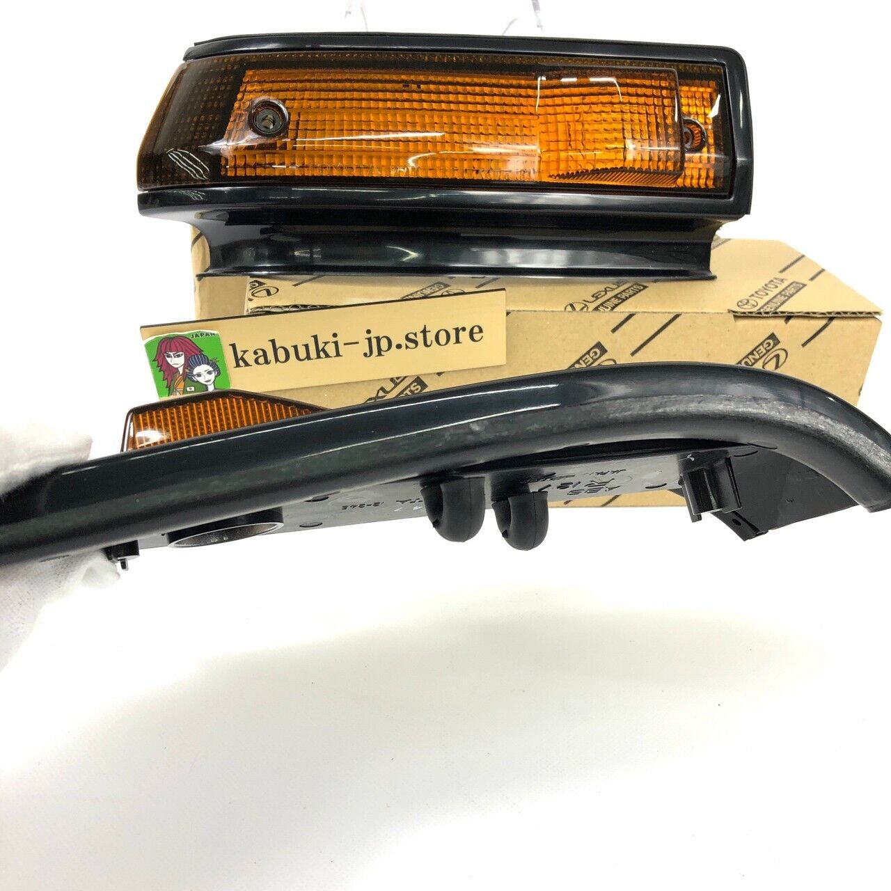 Toyota Genuine Trueno AE86 Sprinter Turn Signal Lamp Lens LH & RH Pair Set Japan