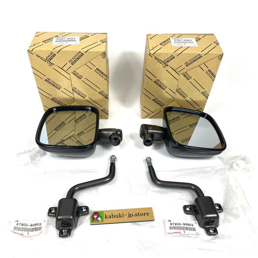 TOYOTA GENUINE LAND CRUISER FJ55 BJ 42 45 46 OUTER REAR MIRROR&ARM PAIR Set OEM