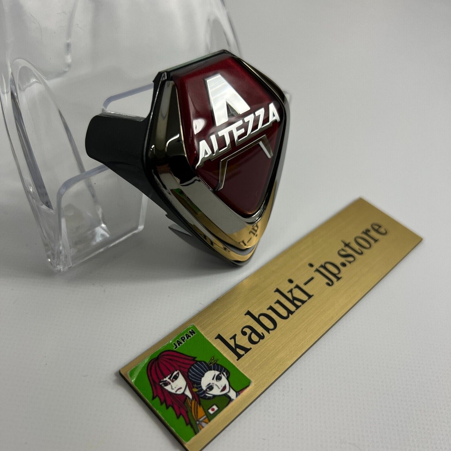 Toyota Genuine IS300 2000-05 Lexus Front Grill Altezza Emblem Red Badge OEM JP