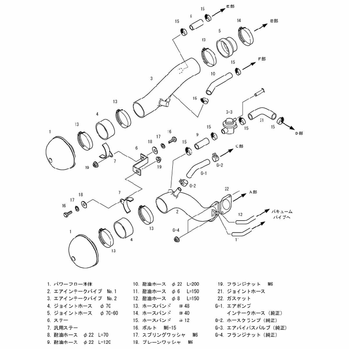 HKS 70020-AZ101 RACING SUCTION RELOADED AIR INTAKE FILTER KIT FOR MAZDA RX-7 FD