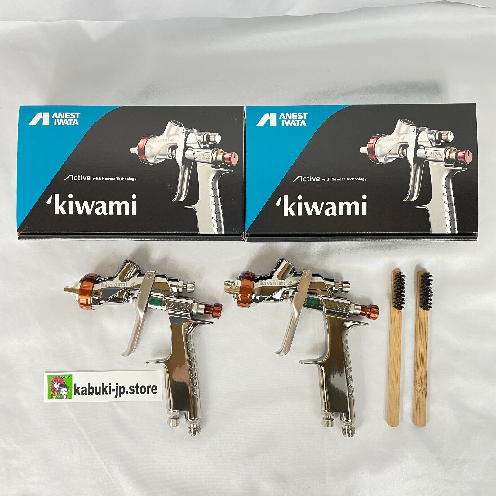 New Anest Iwata KIWAMI4-13BA4(W-400-134G)1.3mm 2 Set Bellaria no Cup TYPE  Japan