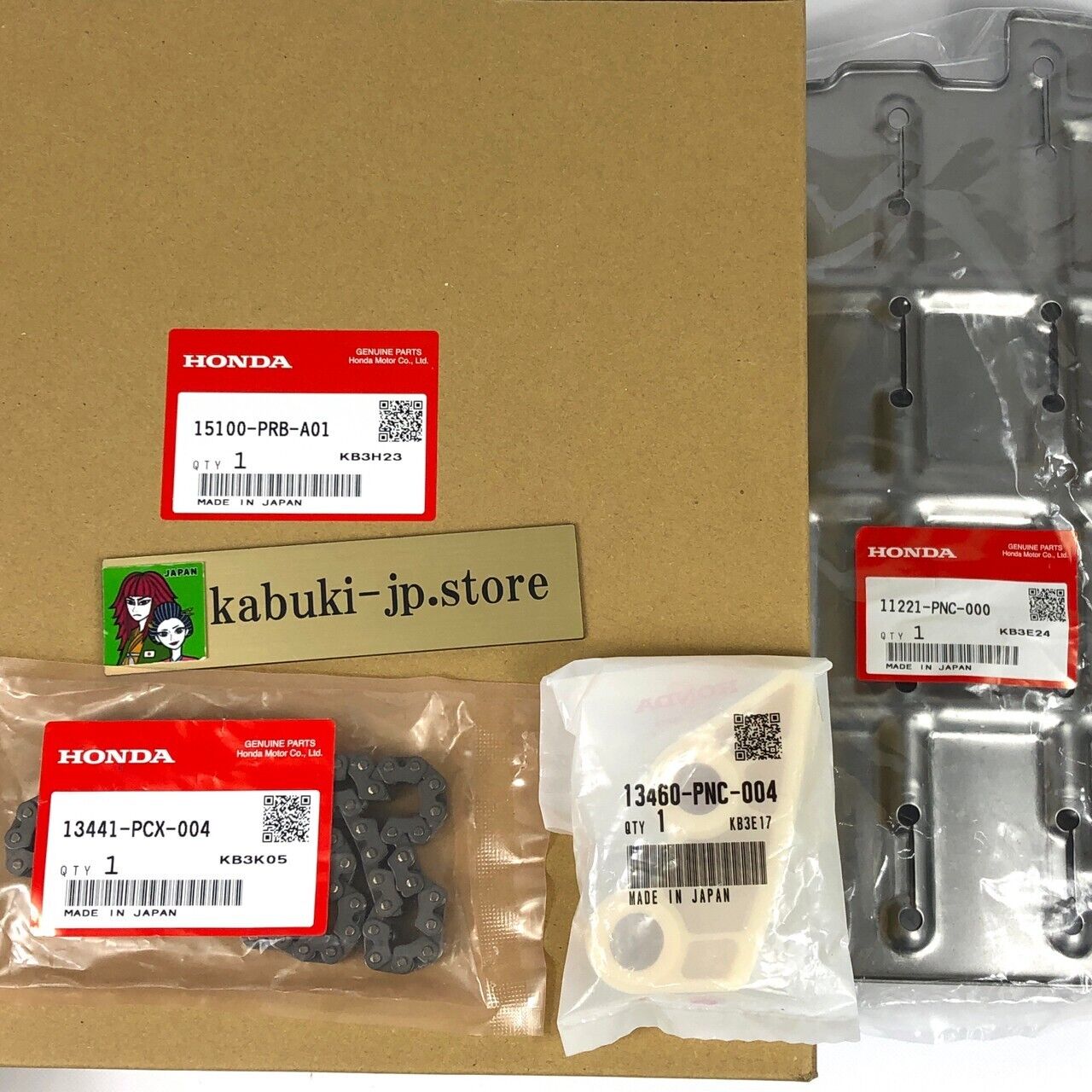 HONDA Genuine ACURA K20A Oil Pump Kit 4Pcs Sealed FITS K24 K20Z3 set OEM Japan