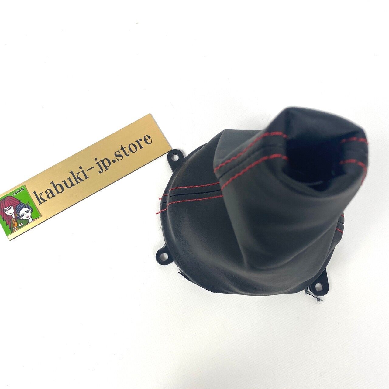 Genuine OEM Honda Civic Type-R FD2 Shift Boot Red Stiching, 77298-SNW-003ZA