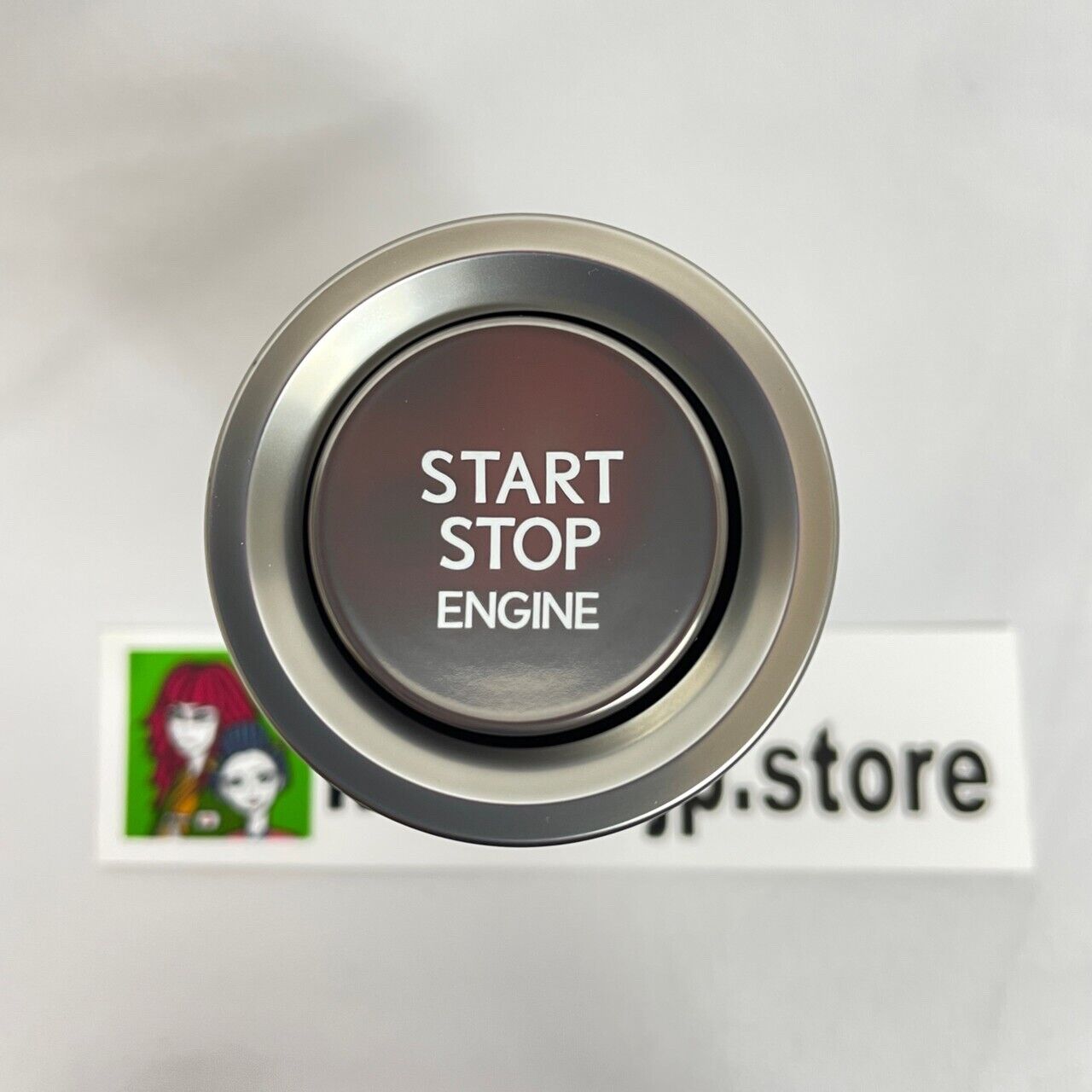 thumbnail image 2 of Partol Car Engine Start Stop Switch Button Cover For BMW E60 E70 E71 E72 E83 E84 E90 E91 E92 E93 3 5 Series Engine Switch Power Ignition Start Stop Button Replacement Black 2 of 14