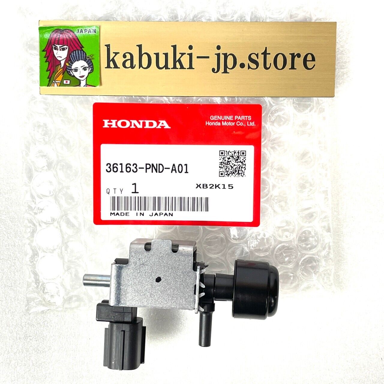 Honda Genuine 36163-PND-A01 2002-06 CR-V Bypass Control Solenoid Valve OEM Japan