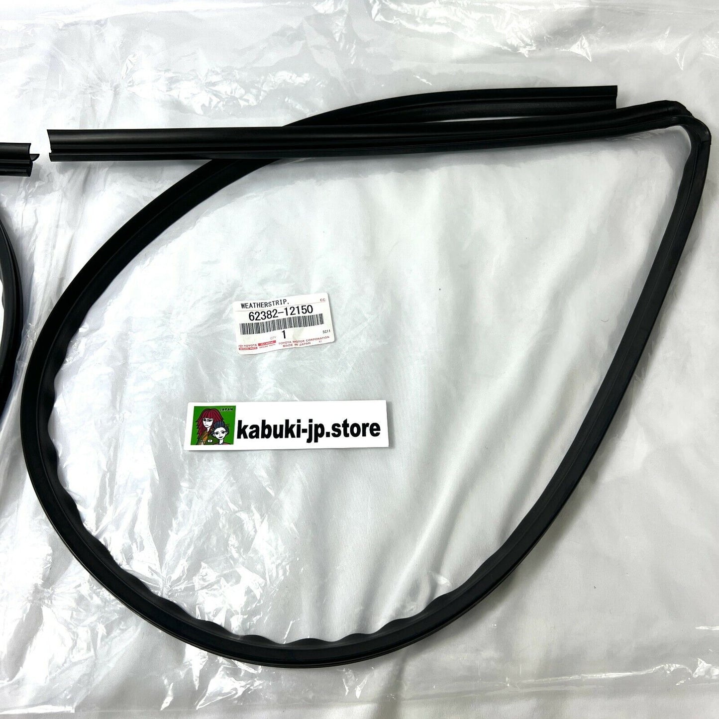 TOYOTA Genuine AE86 Corolla CP Front Roof Side Rail Weatherstrip R＆L SET OEM NEW