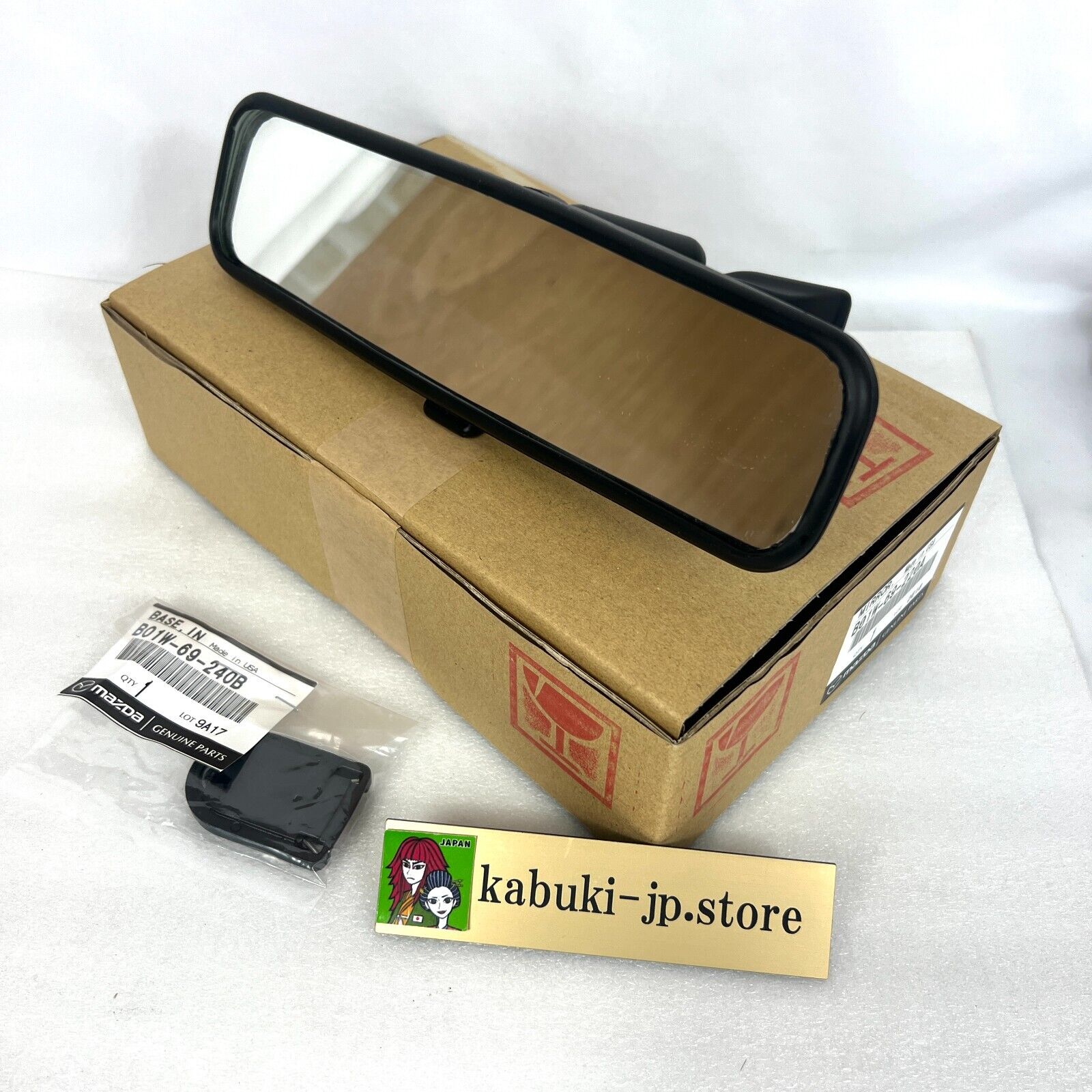 MAZDA Genuine RX-7 RX7 FD3S Interior Room Rear View Mirror & Base Set ...