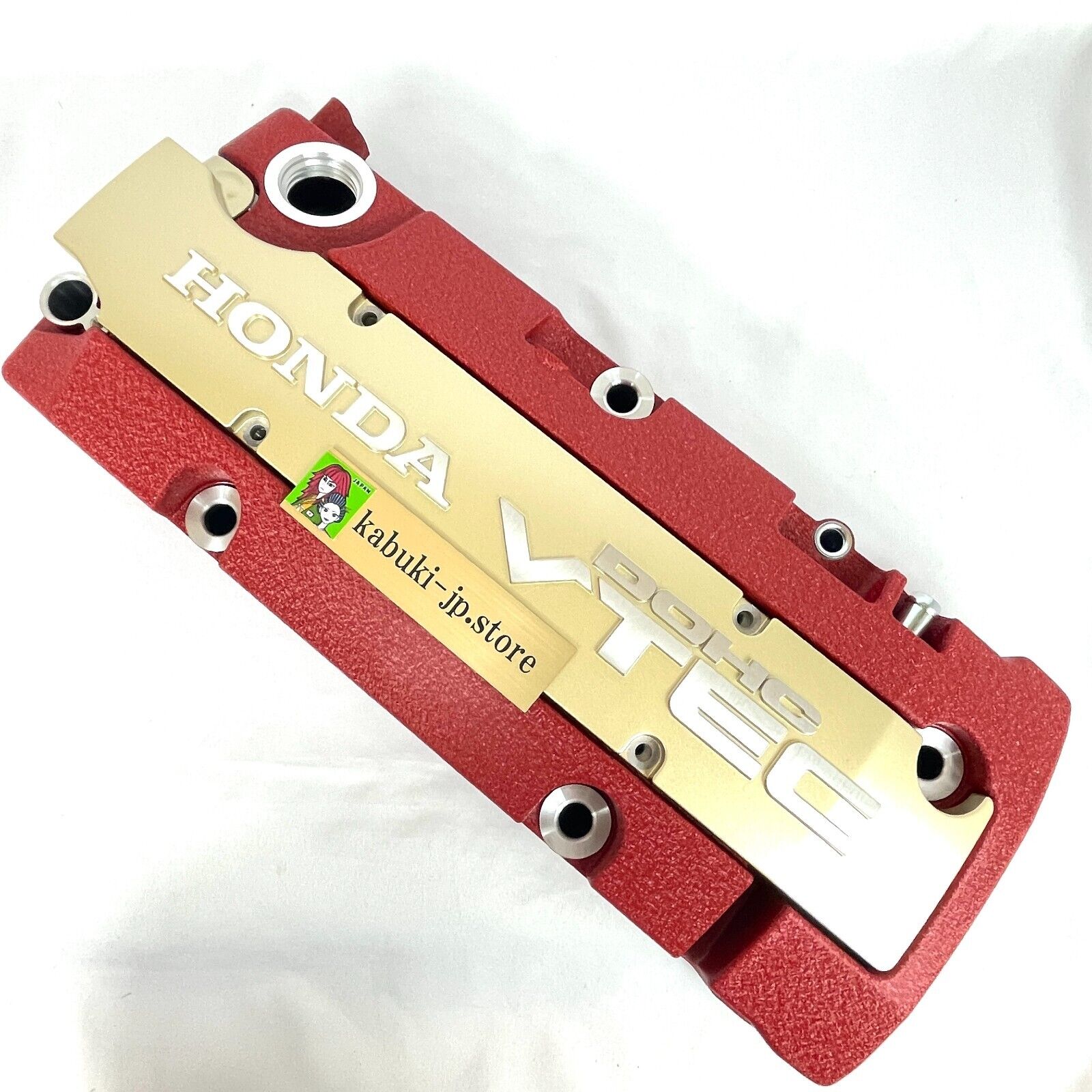HONDA Genuine 12310-PCX-010 & 12331-PZX-A00 RED Valve Cylinder Head Co ...