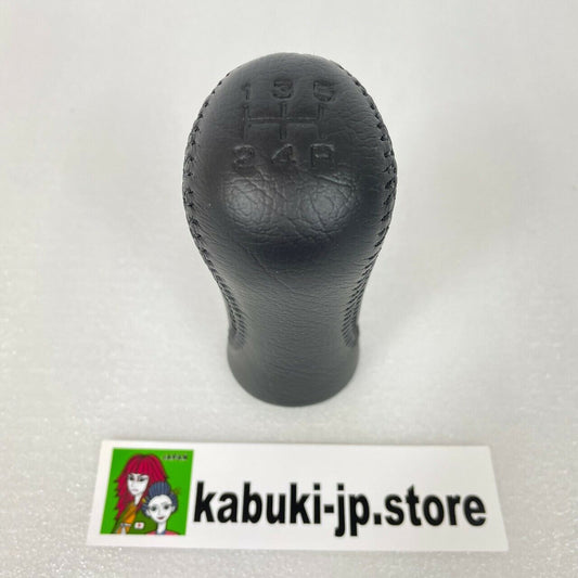 Nissan Genuine 32865-30P01 90-96 300ZX Fairlady Z Z32 Black Leather Shift Knob