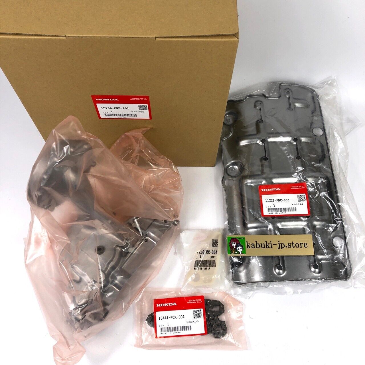 HONDA Genuine ACURA K20A Oil Pump Kit 4Pcs Sealed FITS K24 K20Z3 set OEM Japan